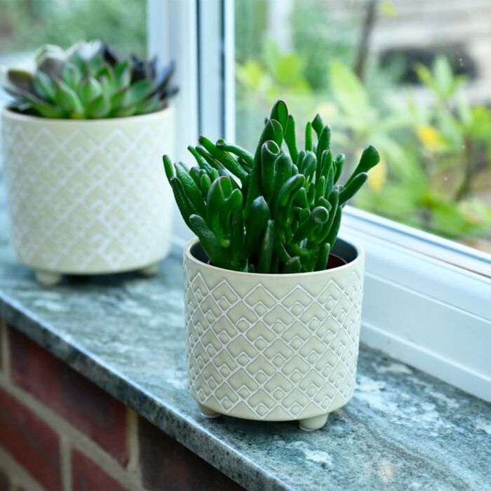 Burgon & Ball - Bilbao Pale Jade Glazed Pot - Small